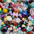 Kleurrijke acryl kralenmix voor DIY telefoonkettingen met ster en letter vormen - 20g/Verpakking (2-45mm Willekeurig) / Gemengde Kleurenserie 2