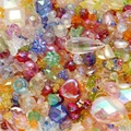 Irisierende Acryl-DIY-Perlen in Herz- und Sternform für bunten Schmuck basteln - Transparente Mischstil-Serie