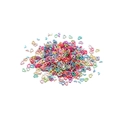 Colorful hollow heart-shaped nail art sequins for DIY craft and manicure decor - 28g per pack / Mixed Color Hollow Heart