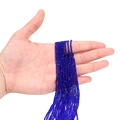 Brins de perles en verre facettées bleu foncé de 2 mm pour la création de bijoux DIY - 1 Brin Environ 35cm (2mm*0.4mm) 3g / Bleu Saphir