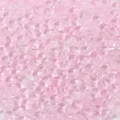 Macro shot of pink heart-shaped glass beads with central drill holes for jewelry making - 20 Pieces/Pack (Approx 4g) / Pink