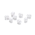 Macro detail of irregular baroque ABS pearls with pre-drilled holes for jewelry making - Pack Of 20 / Large Two-Lobe Bead