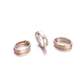 Gepolijste roségouden ovale kralen met zijgaten voor doe-het-zelf sieraden en hobby's - 50 stuks/verpakking (ca. 8,5g) / Roségoud Ovaal