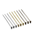 DIY jewelry ball head pins in gold, silver, and bronze finishes for beaded crafting - Mixed Colors (20 Pcs/Pack) / Style 1