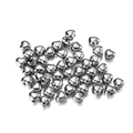 Shiny silver heart-shaped CCB beads for DIY jewelry making and phone charms accessories - Heart / 100pcs Pack / White K/Silver