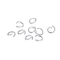 Anellini aperti in acciaio inossidabile 304 argento per accessori gioielli fai-da-te - 0.5x3mm (200 Pezzi/Confezione) / Color Acciaio