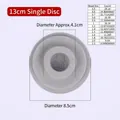 Detailansicht des 13cm Perlen-Design-Tabletts mit präzisen Messskalen in Grau - 13cm Rundes Tablett