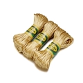Drie bundels champagne goud nylon koord van 1,5 mm voor DIY-sieraden en Chinese knopen - Nr. 5 Koord / Tan