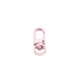 Fermoir mousqueton rose avec anneau rotatif à 360 degrés pour sac DIY - Lot de 10 / Rose