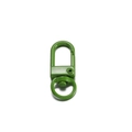 Grass green rotatable lobster clasp with spring mechanism for DIY bags and keychains - 10 Pieces Pack / Army Green