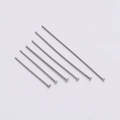 Chiodini a testa piatta in acciaio inox in sei lunghezze per la creazione di gioielli DIY - 18mm (100 Pezzi/Confezione)
