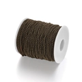DIY antique bronze metal O-link chain roll for handmade jewelry making accessories - 2mm x 5m / Antique Bronze