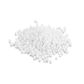 Macro shot of 2mm white cylindrical glass seed beads for DIY jewelry and tassel making - 1800 Pieces (0.7mm Hole) / White