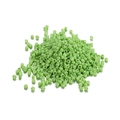 Macro shot of 2mm light green marbled seed beads for DIY jewelry and beaded tassels - 1800 Pieces (0.7mm Hole) / Green