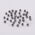 Ronde ijzeren spacer kralen in gunmetal grijs voor DIY sieraden maken en knutselen - 10,0 mm (30 stuks/verpakking) / Gunmetal