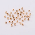 Gepolijste gouden metalen ronde afstandskralen voor DIY sieraden maken en knutselwerkjes - 10,0 mm (30 stuks/verpakking) / KC Goud
