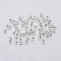 Gepolijste zilveren metalen ronde kralen met gat voor DIY-sieradenaccessoires - 10,0 mm (30 stuks/verpakking) / Zilver