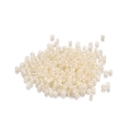 Pearlescent white 2mm cylindrical glass seed beads for DIY jewelry and bracelet making - 2mm (10g) / Shiny Beige