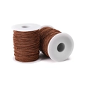 Antique bronze finish bead chain jewelry accessory wound on two white plastic spools - Antique Red Copper