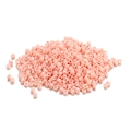 DIY 2mm peach pink seed beads in a bulk pile for handmade jewelry making and crafts - 1800 Pieces (0.7mm Hole) / Orange Pink