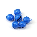 6er-Set blau lackierte Metallglocken für DIY-Handwerk und Haustierhalsband-Zubehör - 21.5*18mm (6 Stück/Packung, 16g) / Blau