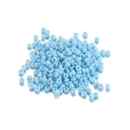 Light blue 2mm spacer beads for DIY jewelry making and embroidery craft projects - 1800 Pieces (0.7mm Hole) / Macaron Blue