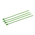 11cm light green metal ball chain connector with colorful lacquer for DIY keychains - 11.5cm * 2.4mm (20 Pieces/Pack) / Green