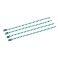 Mint green 11cm metal ball bead chain set with connector clasps for DIY jewelry - 11.5cm * 2.4mm (20 Pieces/Pack) / Lake Green