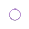 Anneau de reliure unique en métal violet 30mm avec mécanisme articulé pour cahiers - Violet