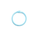 Anneau de reliure en métal bleu ciel 30mm avec finition lisse et charnière ouvrable - Bleu ciel
