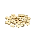 Polished golden teardrop shaped stainless steel charms for DIY jewelry making - 5*8mm (20 Pieces/Pack) / Teardrop-Gold