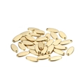 DIY golden stainless steel oval charm tags with double holes for jewelry making - 5*12mm 20 Pieces / Oval-Gold