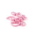 Chiusure a moschettone rosa opaco a forma di luna per portachiavi DIY e gioielli - Forma di orso 34mm*21.6mm*9mm / Rosa