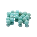 DIY jewelry making light blue amber-like acrylic beads with marble texture for bracelets - 6mm (10 Pieces/Pack) / Sky Blue
