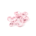 Chiusure a moschettone rosa a forma di cuore con anello girevole per portachiavi fai-da-te - Rosa Chiaro