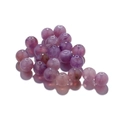 Translucent purple synthetic jade round beads for DIY jewelry making and threading - 6mm (10 Pieces/Pack) / Transparent Light Purple