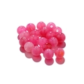 DIY pink faux amber acrylic beads with polished finish for jewelry making - 6mm (10 Pieces/Pack) / Rose Gold