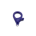 Deep blue plastic lobster clasp for DIY jewelry and keychains on a white background - 10 Pieces/Pack (Aperture 2mm) / Dark Blue