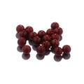 DIY reddish-brown round beads with marble texture for jewelry making and beading - 6mm (10 Pieces/Pack) / Dark Red