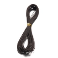Cordino cerato marrone scuro 1mm a 3 fili intrecciati per gioielli e regali - 10m / caffè