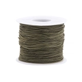 DIY jewelry snake chain in vintage bronze finish wrapped neatly on a white plastic spool - Bronze