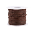 5m bronze spiral textured fine craft chain on a white spool for DIY jewelry making - Copper