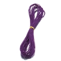 Cordino cerato intrecciato viola scuro da 1mm a tre capi per la creazione di gioielli - 10m / Viola