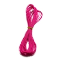 Cordino cerato intrecciato rosso rosa da 1mm per gioielli fai da te con legaccio - 10m / Rosso Rosa