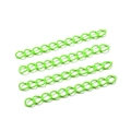 50mm grasgroene gelakte metalen verlengkettingen voor DIY-sieradenaccessoires - 30 Stuks/Verpakking (50mm) / Groen