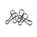 Vue détaillée d'épingles à nourrice en métal gris anthracite pour étiquettes DIY - 1.3cm (100 Pièces) / Noir de Fusil