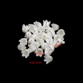 Dettaglio di perline a mughetto in resina da 11mm con foro da 1,4mm per gioielli fai-da-te - Forma di campanula (11mm) / 20 Pezzi/Confezione