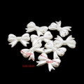Pearlescent bow beads for DIY crafts, sizes 22mm and 28mm with a 1.8mm hole diameter - 843 Bow