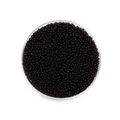 Vue macro de perles de rocaille en verre rouge foncé pour bijoux DIY en récipient - 1800 Pièces/Paquet (2mm/18g) / Violet foncé