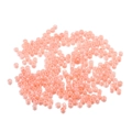 Macro de cuentas de vidrio rosa 3mm para creación de joyas pulseras y collares DIY - 4mm Paquete 450g Unas 5000 piezas / Rosa Anaranjado